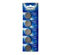 5 X CR2032 3 V batteria a bottone al litio 270 mAh (1 Blister ercard a 5 Batterie CR2032) prodotto di marca eunicell