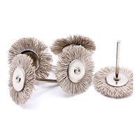 5 x dischi lucidanti in nylon Ø 40 mm spazzola rotonda per Dremel Proxxon e altri utensili multifunzionali