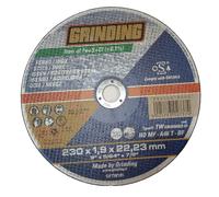 5 X DISCO SMERIGLIATRICE DA TAGLIO GRINDING 230X1,9X22,23 FERRO ACCIAIO INOX