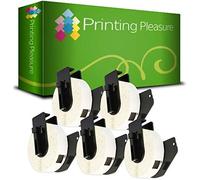 5 x DK11203 Etichette Classificatori adesive compatibile per Brother P-Touch QL-500 QL-570 QL-700 QL-720NW QL-800 QL-810W QL-820NWB QL-1050 QL-1100 QL-1110NWB | 17mm x 87mm | 300 Etichetta per Rotolo