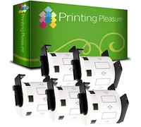 5 x DK11209 Etichette adesive compatibile per Brother P-Touch QL-500 QL-500BW QL-550 QL-570 QL-700 QL-720NW QL-800 QL-810W QL-820NWB QL-1050 QL-1100 QL-1110NWB | 29mm x 62mm | 800 Etichetta per Rotolo