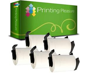 5 x DK11241 Etichette adesive compatibile per Brother P-Touch QL-1050 QL-1060N QL-1100 QL-1110NWB | 102mm x 152mm | 200 Etichetta per Rotolo | Etichette per Spedizioni
