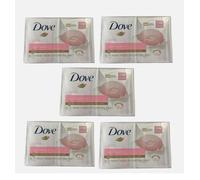 5 X Dove Pink Beauty Bar Sapone 4 X 90G (20 Saponi Totali) Venditore UK