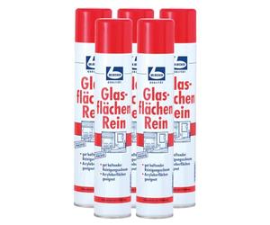 5 X Dr. Becher - Detergente spray per superfici in vetro, 500 ml
