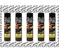5 X Dupli-Color Vernice Sbucciature 388040 400 ML Nero Brillante Spray Plast