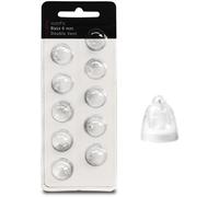 5 x EWANTO miniFit: blister da 10 6 mm Double Bass Vent come cupole Oticon Domes