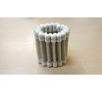 5 X Filtro D'Aria Compatibile Con Royal Enfield Modello Precoce Manometro Bianco