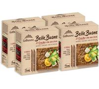 5 X Galbusera Belle Buone Cracker ai 5 Cereali Segale, Avena, Farro, Quinoa e Grano Saraceno 200g Ideali come snack o come accompagnamento per i tuoi pasti