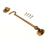 5 X Ganci Per Cabina E Occhi Porta Fermi Tipo Silenzioso Ottone Lucido 150Mm | O