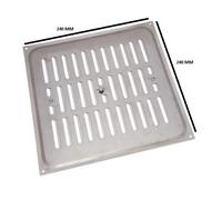 5 X Griglie Di Ventilazione In Alluminio Hit & Miss 9 X 9 Pollici | Onestop
