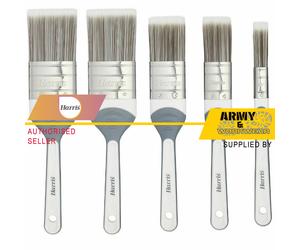 5 X Harris No-Loss Pennelli Muri E Soffitti Seriously Buono Lucido Emulsione