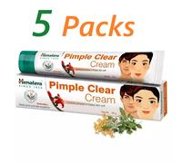 5 x Himalaya Pimple Clear Cream controlla i brufoli e rende la pelle morbida ...