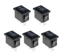 5 x Interruttore Rocker Rettangolare Momentaneo SPDT (On-Off-On)