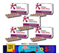 5 x KALOBA TABLET Pelargonium Sidoides EPs 7630 sollievo da raffreddore e tosse