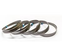 5 x lame bimetalliche 835 x 13 x 0,5 mm con 14/18 ZpZ per sega a nastro Makita DPB181RME