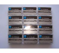 5 X Magna Diktiergerät Mini Cassetta 2 X 15 Minuti Per Dictaphone Philips Sony