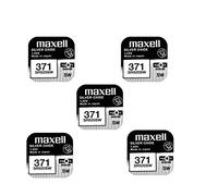 5 x Maxell 371 - Batterie per orologio