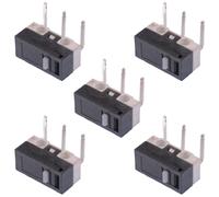 5 x Microinterruttore Microswitch Orizzontale PCB Push Button SPDT 3A