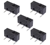 5 x Microinterruttore Miniatura Pulsante Orizzontale PCB V4 SPDT 5A