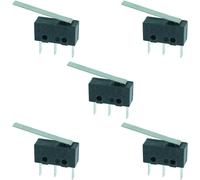 5 x Microinterruttore V4 Leva 29mm SPDT 5A Micro Switch