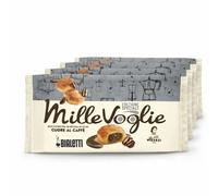 5 X MilleVoglie Vicenzi Sfoglia Ripiena al Caffè Bialetti - Snack Dolce