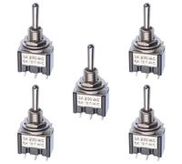 5 x Mini Interruttore a Levetta On/Off/On SPDT 3A Pannello Saldatura