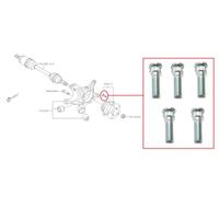 5 X Mozzo Ruota Anteriore Borchie Subaru Impreza GD, Gr, Gh, G3, Gj.gk , Gt 1.5,