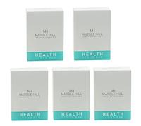 5 x Multi-pack of Exfoliating Seaweed Soap Shampoo and Shave Bar 100g. Acne, anti dandruff, greasy hair, seborrhoeic dermatitis, face spots.
