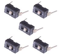 5 X NDI-01SV Apem 1-Way 2.54mm Profilo Basso PCB Attraverso Foro Dip Switch Spst
