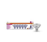 5 x Osram LED Parathom MR16 riflettore in vetro 2,6W = 20W GU5.3 12V 230lm bianco caldo 2700K 36°