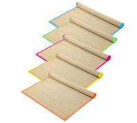 5 X paglia in spiaggia bast Tappetini Tappetino Coperta da picnic spiaggia Matte Roll Matte