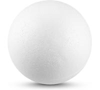 5 x Palline di polistirolo diametro 12 cm palline bianche palle in polistirolo