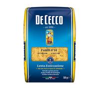 5 X Pasta De Cecco 100% Italiana Fusilli n. 34 Pasta 500 g