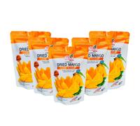 5 x Patta Organic Soft Dried Mango Premium Thai Fruit Snack Low Sugar 65 g.