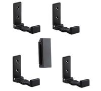 5 X Pieghevole Gancio da Parete Ganci Appendiabiti 90° Ganci Asciugamano Nero