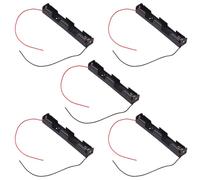5 x Porta Batterie Lungo AAx2 Con Cavi Volanti Switch Electronics