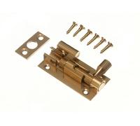 5 X Porta Bulloni Ottone Privacy Scorrevole Gancio Cigno Collo 5.1cm 50mm