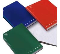 5 x QUADERNO A5 CARTONATO 60fg+2 80gr 5mm MONOCROMO PIGNA