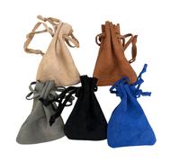 5 X Replica Nativa Americana Medicina / Moneta Sacchetto Con Coulisse