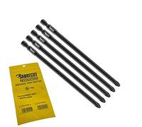 5 x SabreCut SC141PZ2_5 141 mm PZ2 compatibile con Makita 6834 P-66282 Autofeed per cartongesso fascicolato cacciavite Gun Bit Single Ended Pozi No.2 Heavy Duty