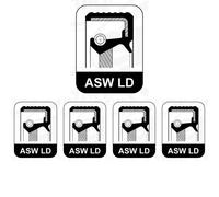 5 x Simering paraolio albero a camme ELRING per CATERHAM, FSO, KIA, LAND