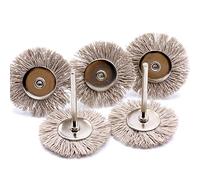 5 X SPAZZOLE DI Nylon [Molto Duro] per Dremel Proxxon Mini Tritatutto di utensile multifunzione