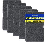 5 x Spugna Filtro Asciugatrice 240x155x11mm per Beko 2964840100 2964840200