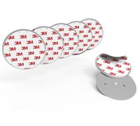 5 x Supporto per rilevatore di fumo - Pastiglie magnetiche autoadesive - Pastiglie adesive 3M con fissaggio magnetico - Magneti forti - Supporto per rilevatori di incendio, rilevatori di gas