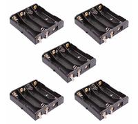 5 x Switch Electronics Porta Batterie AAA con 4 Terminali Saldati