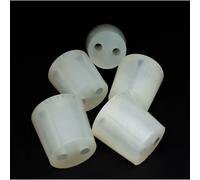5 x Tappo in Silicone con Fori - Tappo da Laboratorio, Tappo in Gomma