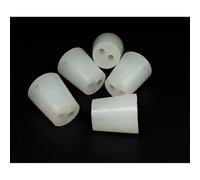 5 x Tappo in Silicone con Fori - Tappo da Laboratorio, Tappo in Gomma