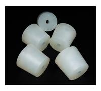 5 x Tappo in Silicone con Foro - Tappo da Laboratorio, Tappo in Gomma