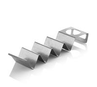 5 x taxi per taccuino Steel & Style Heritage con 4 ripiani, 39 x 10 x 5 cm, acciaio al nichel cromato 18/8
