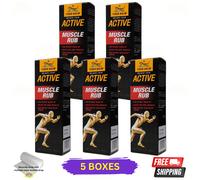 5 X Tiger Balm Attivo Muscle Rub 60g Crema Non Grassa Pre-Riscaldamento